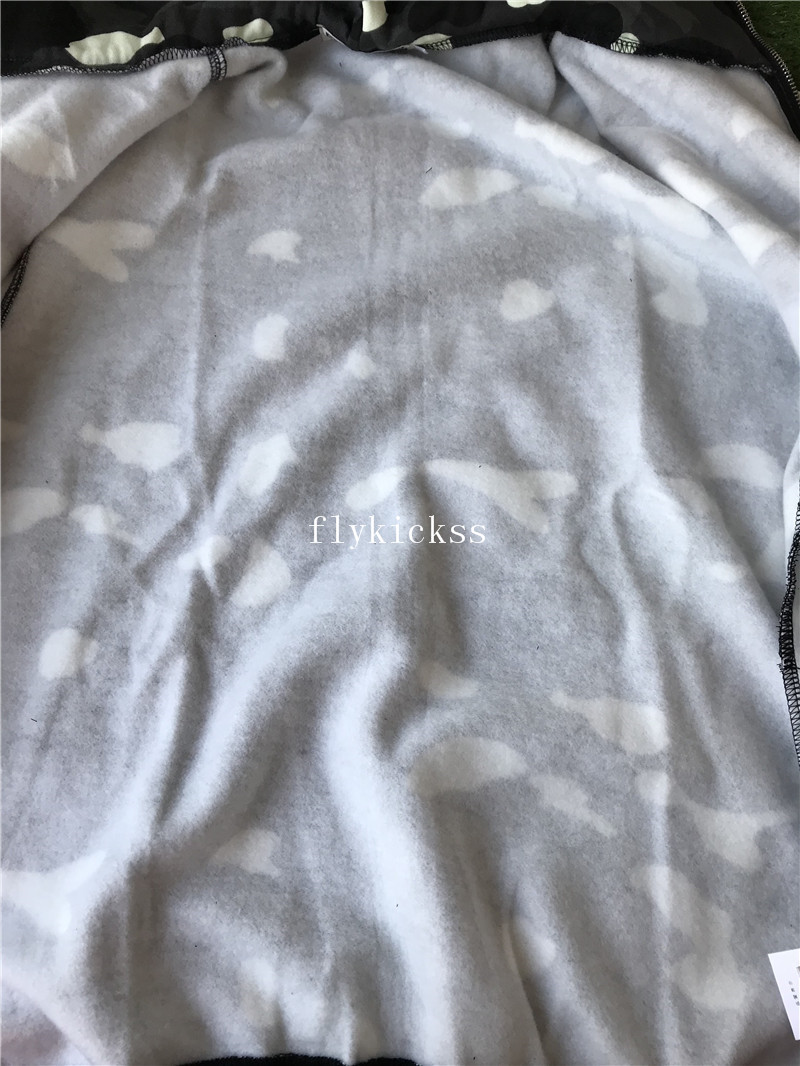 A Bathing Ape Bape Shark Hoodie Grey